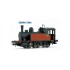  Locomotive tender à vapeur 030 noire et rouge  