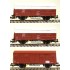  Wagons couverts 2 essieux Gs4 Meccoli Epoque 5, Kit 3 wagons 