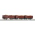  Coffret de 3 wagons de marchandises découverts de la DB, Epoque 4 