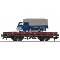 Wagon à ranchers R des ÖBB avec un Steyr 680 Lagermax, Epoque 3 