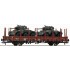  Wagon plat DB chargé de Tanks Saladin Armée Britannique du Rhin, Epoque 4 