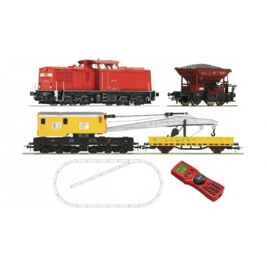 Coffret de départ numérique Locomotive diesel BR 204 de la DB AG avec un train de travaux, Epoque 5