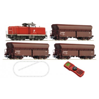 Coffret de départ numérique Locomotive diesel série 2048 des ÖBB avec un train de marchandises, Epoque 5 Coffret de départ numérique Locomotive diesel série 2048 des ÖBB avec un train de marchandises, Epoque 5