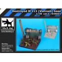 Destroyed M 113 Vietnam base