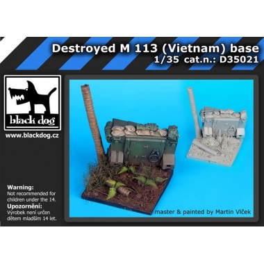 Destroyed M 113 Vietnam base Destroyed M 113 Vietnam base