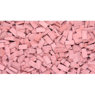 Briques (RF) rouge clair, 1000 pièces Briques (RF) rouge clair, 1000 pièces