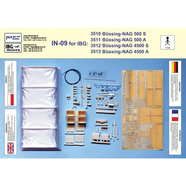 Maquette IBG Models 1/35 - Bussing Nag 4500 S - Camion Militaire (Occasion)