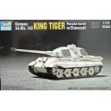 Maquette German Sd.Kfz.182 King Tiger Porsche turret w/Zimmerit