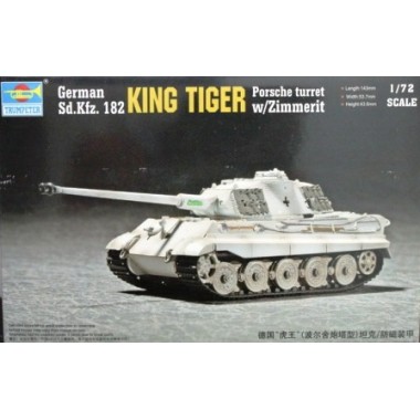 Maquette German Sd.Kfz.182 King Tiger Porsche turret w/Zimmerit Maquette German Sd.Kfz.182 King Tiger Porsche turret w/Zimmerit