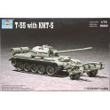 Maquette T-55 with KMT-5 Mine Roller