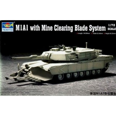 Maquette M1A1 with Mine Clearing Blade System Maquette M1A1 with Mine Clearing Blade System