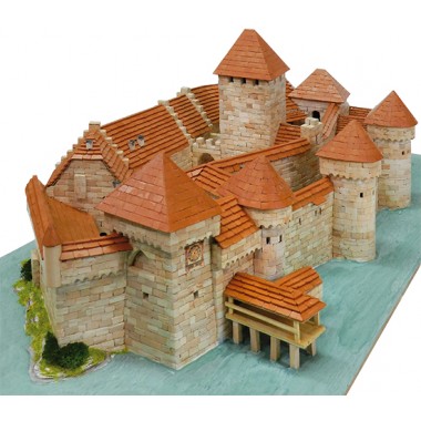 Maquette Chateau de Chillon, Suisse 12ème siècle 