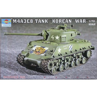 Maquette M4A3E8 Tank Korean War Maquette M4A3E8 Tank Korean War