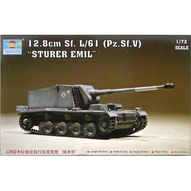 Maquette 12.8cm Sf. L/61 (Pz.Sf.V) 'Sturer Emil' Maquette 12.8cm Sf. L/61 (Pz.Sf.V) 'Sturer Emil'