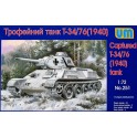 Maquette T-34/76 Soviet captured tank