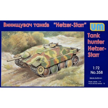 Maquette Hetzer-Starr tank Hunter