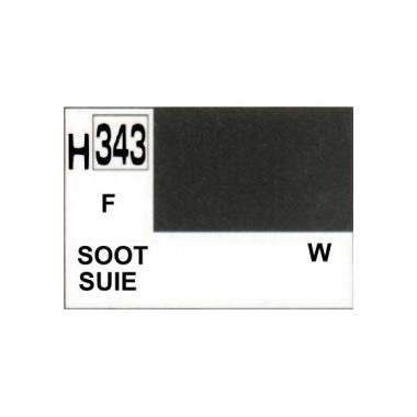 Gunze H343 Suie Mat peinture acrylique 10 ml Gunze H343 Suie Mat peinture acrylique 10 ml