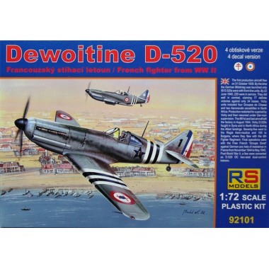 Maquette Dewoitine D-520 Free France