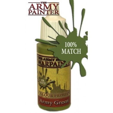 Army Warpaints, Army Green peinture acrylique Pot 18 ml Army Warpaints, Army Green peinture acrylique Pot 18 ml