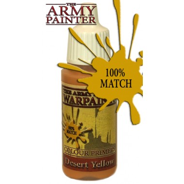 Army Warpaints, Desert Yellow peinture acrylique Pot 18 ml