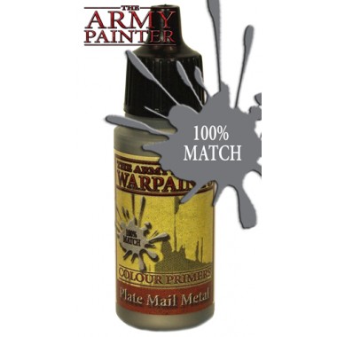 Army Warpaints, Plate Mail Metal peinture acrylique Pot 18 ml