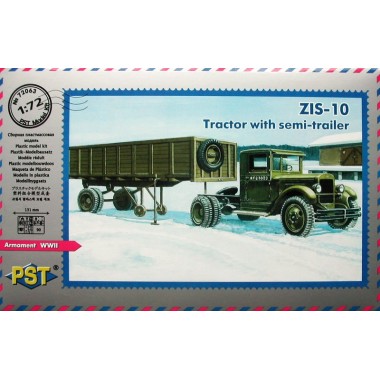 Maquette ZIS-10 Tractor with semi-trailer Maquette ZIS-10 Tractor with semi-trailer