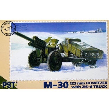 Maquette M30 122mm Gun with ZIS-6 Truck Maquette M30 122mm Gun with ZIS-6 Truck
