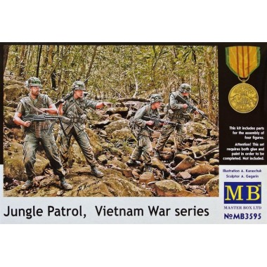 Figurines maquettes Jungle Patrol, Vietnam War Figurines maquettes Jungle Patrol, Vietnam War