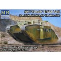 Maquette MK I Female British Tank (Modification Bande de Gaza)