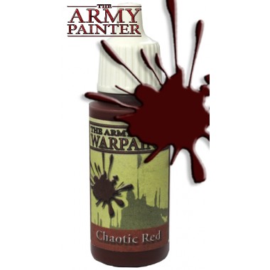 Army Warpaints, Chaotic Red peinture acrylique Pot 18 ml Army Warpaints, Chaotic Red peinture acrylique Pot 18 ml