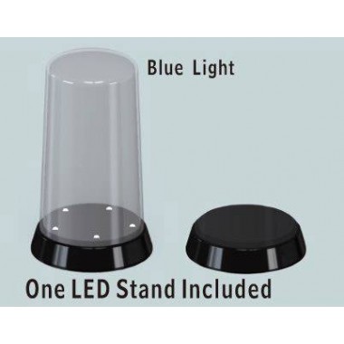 Vitrine avec LED diam.84 haut. cloche 185 mm Vitrine avec LED diam.84 haut. cloche 185 mm