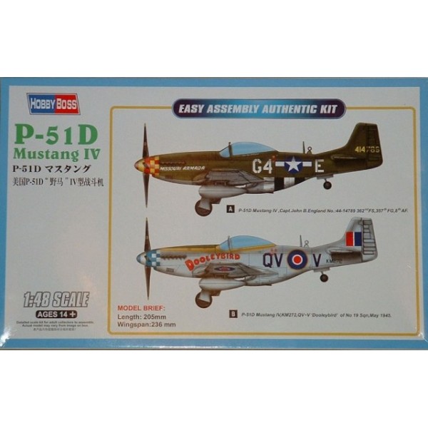 Maquette Avion P-51 Mustang D'occasion - État Très Bon Selon Le Vendeur - Pour Collection Ou Montage