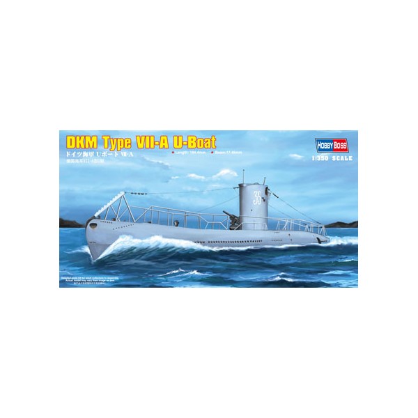 HobbyBoss 83503 1/350 Sottomarino U-Boot Tipo VII-A - Kit Modellistico