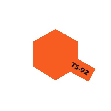 Tamiya TS92 Orange Métallisé, bombe de peinture 100 ml