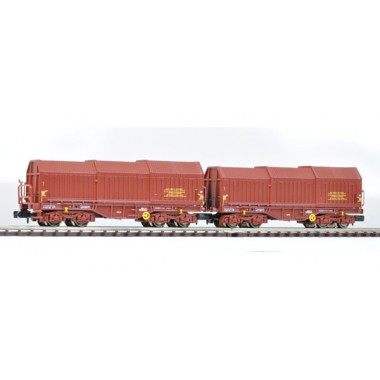 Coffret de 2 Wagons Telescopique SNCF, Epoque 5 Coffret de 2 Wagons Telescopique SNCF, Epoque 5