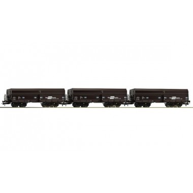 Coffret 3 wagons de déchargement automatique Fals des ÖBB, Epoque 6 Coffret 3 wagons de déchargement automatique Fals des ÖBB, Epoque 6