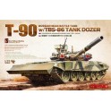 Maquette Russian Main Battle Tank T-90 w/TBS-86