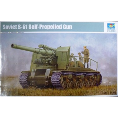 Maquette Soviet S-51 Self-Propelled Gun Maquette Soviet S-51 Self-Propelled Gun