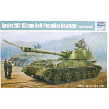 Maquette Soviet 2S3 152mm Self-Propelled Howitzer Early