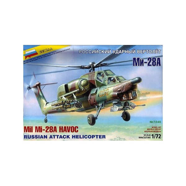 Zvezda – Maquette Mil MI-8T – Échelle 1:72 – Niveau Intermédiaire – 25 X 29,2 Cm – Dès 14 Ans