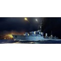 Maquette HMS Zulu Destroyer 1941