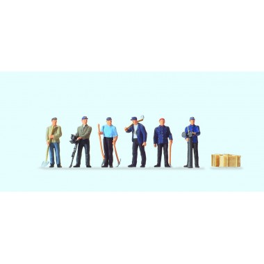 Figurines Travailleurs avec outils Figurines Travailleurs avec outils