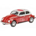 Miniature Volkswagen Coccinelle 1966 Coca-Cola Rouge/Blanc