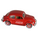 Miniature Volkswagen Coccinelle 1966 Coca-Cola Rouge