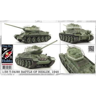 Maquette T34/85 Battle of Berlin 1945 Maquette T34/85 Battle of Berlin 1945