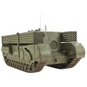 Maquette British 3 inch gun Churchill tank with snake launcher