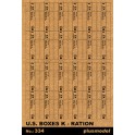 Boites U.S. Ration K, 2ème GM