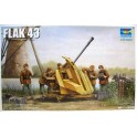Maquette FLAK 43 (German 3.7cm anti-aircraft gun)
