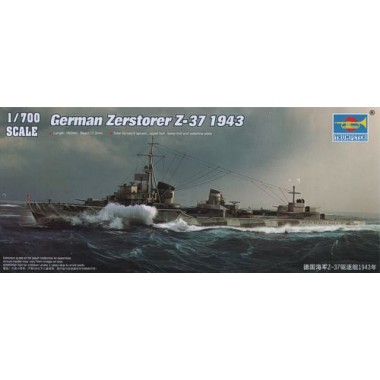 Maquette German Zerstörer Z-37 1943 Maquette German Zerstörer Z-37 1943