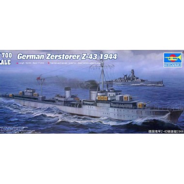 Maquette German Zerstörer Z-43 1944